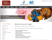 Tablet Screenshot of junior-hagen.com